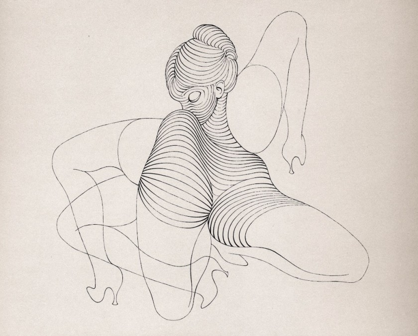 drawing by Hans Bellmer