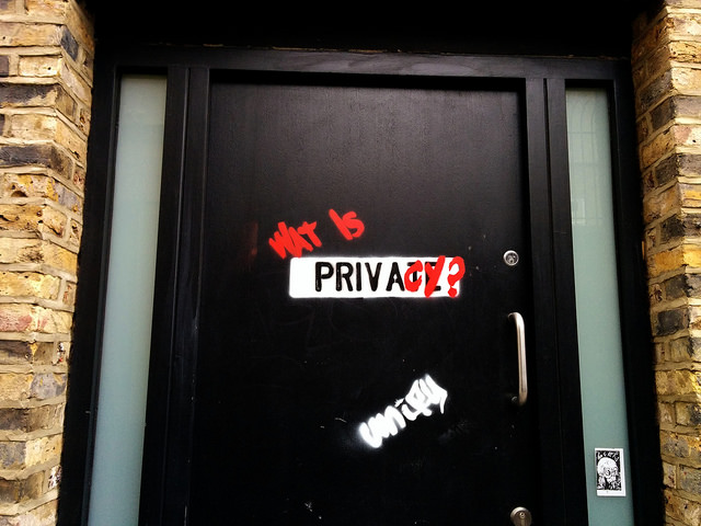 What is privacy? Photo by Cory Doctorow.